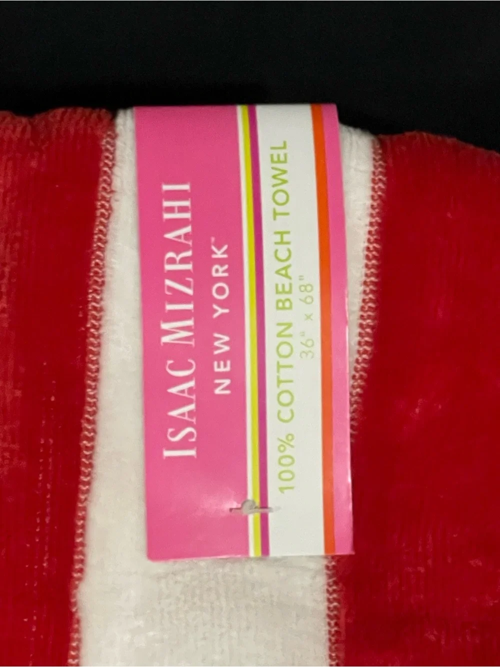Patriotic Isaac Mizrahi Beach Towel - Patriotic Beach Towel